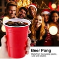 thumbnail image 3 of (Black) 10PCS 450ml Colorful Disposable Plastic Cup Beer Pong Cup Redcups Cup For Graduation Party Or Bar Game Company Party, 3 of 4
