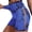 Blue, variant on Women's Workout Shorts Tie Dye High Waist Lifting Tights Workout Gym Yoga Sports Leggings Light Gray XL