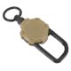 thumbnail image 2 of Llavero retráctil, llavero retráctil magnético Llavero magnético de liberación rápida de acero inoxidable Llavero con mosquetón retráctil Calidad superior, 2 of 12