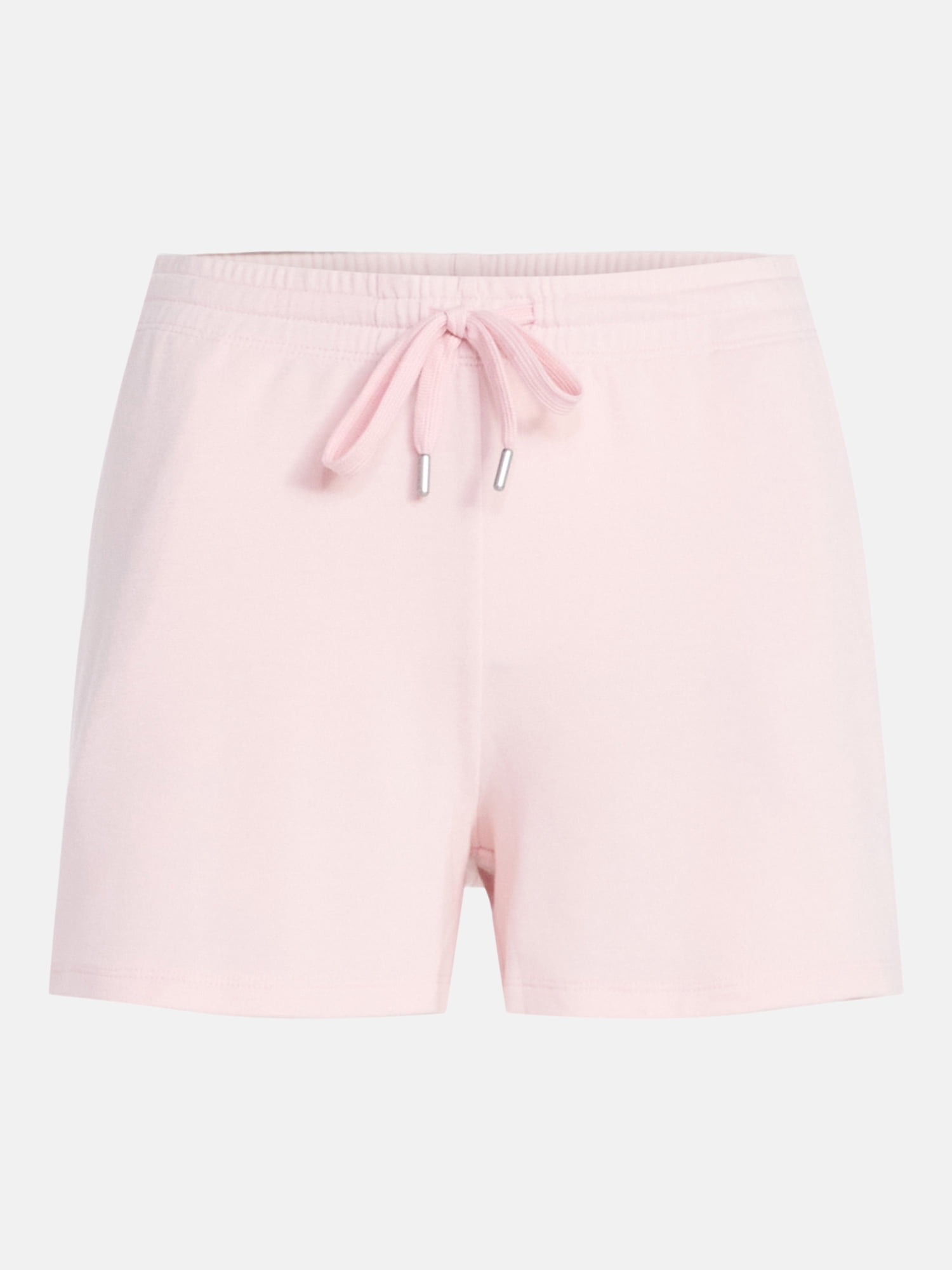 Joyspun Women's French Terry Knit Lounge Sleep Shorts, 3” Inseam, Sizes XS-3X