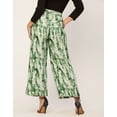 thumbnail image 4 of Moomaya Printed Palazzo Pants For Women, Loose Fit Elastic Waist Pajamas, 4 of 8