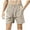 Khaki, variant on fatyb Mens Summer Shorts Drawstring Elastic Waist Casual Shorts Loose Comfy Beach Shorts with Pockets