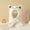 Beige, variant on BXJX Girls Plush Hats, Windproof Warm Skiing Hood Scarf Winter Hat for Kids Beige Size Free Size