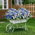 thumbnail image 5 of Artificial Butterfly Bush Flowers, 11.81 Inch Realistic Floral Spray for Wedding and Home Decor, Dual-Tone Plastic Flowers for Outdoor Indoor Vase, All-Season Table Centerpiece, 5 of 7