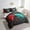 Black Red Cyan, variant on Erosebridal Video Game Bedding Twin Size, Neon Red Cyan Gamepad Comforter Sets with Sheets, Contemporary Buffalo Room Decoration, Reversible 7pcs