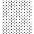 thumbnail image 3 of Fleur De Lis Duvet Cover Set Twin Size, Checkered Dotted Pattern with Monochrome Abstract Lily Flower Ancient Revival, Decorative 2 Piece Bedding Set with 1 Pillow Sham, Black White, by Ambesonne, 3 of 3