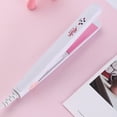 thumbnail image 3 of Hair Curler Mini Straightener Straight Roll Safety Simple Operation Craftsmanship Bar Space Saving for Beginners Convenience Household Perm Curling Roller White, 3 of 9