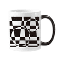thumbnail image 1 of Illusion Line Loop Repeat Stitching Mug Changing Color Cup Morphing Heat Sensitive 12oz, 1 of 3