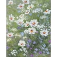 thumbnail image 2 of Swatland, Sally 20x24 White Modern Wood Framed Museum Art Print Titled - Springtime Flower, 2 of 4