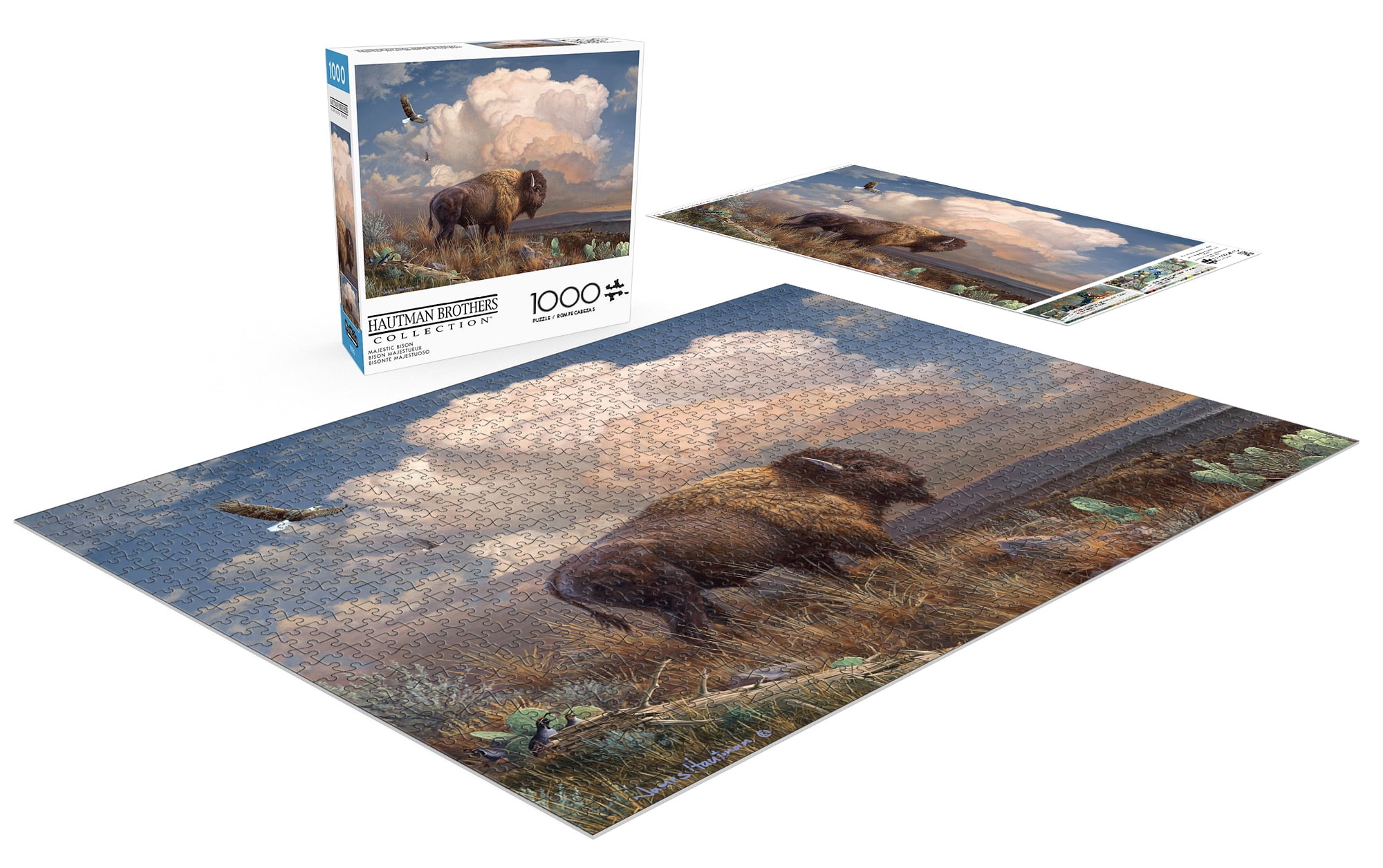 Buffalo Games Majestic Bison 1000Piece 26.75 x 19.75inch I