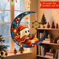 thumbnail image 5 of El Pequeño Fantasma Leyendo Bajo La Colorida Decoración Navideña y Regalos de Acrílico Plano 2D, 5 of 5