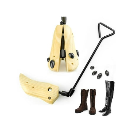Adjustable Shoes Stretcher Men Women Shoe Boots Tree Shaper Pine Wooden 3 Sizes