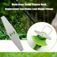 thumbnail image 3 of ZEPARO Mower Replacement Blade,Weed Eater Brush Cutter Stainless Steel Blade Heads,Lawn Mower Grass Trimmer Blade,Round Saw Blades /Metal Blades/Plastic Blades, 3 of 6
