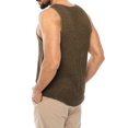 thumbnail image 5 of Odeerbi Sweaters Vest For MenKnit Vest Slim Crop Sweater Tank Tops Sleeveless Knitwear Tank Tops Brown, 5 of 9