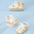 thumbnail image 5 of Otqutp Newborn Baby Sock Booties Cotton Color Block Elastic Cuff Shoes Non Slip Sole Indoor Pre Walker Footwear for Boys Girls, 5 of 5