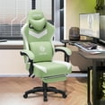 thumbnail image 3 of Hoffree Gaming Chair with Speakers Fabric Gamer Chair with footrest and massage Big and Tall Video Game Chair with Headrest and Lumbar Support for Adults, 3 of 10