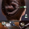 thumbnail image 1 of SPRING PARK Wooden Hair Pick Stick Barrette Retrowith Tassels Girls Wooden Hair Stick Jewelry, 1 of 7