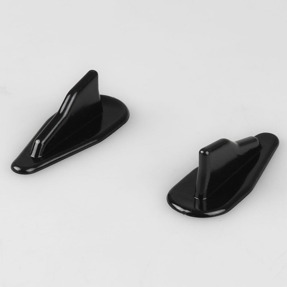 10X NEW EVO-Style PP Roof Shark Fin Spoiler Wing Kits Vortex Generator Universal