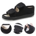 thumbnail image 1 of Sandalias diabéticas zapatos diabéticos ajustables para mujeres y hombres (44-45), 1 of 9