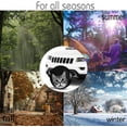 thumbnail image 5 of PISONIC Funny Cat Black Spare Tire Cover Weatherproof Universal Wheel Protectors for RV Camper Travel Trailer SUV Truck 17 inch, 5 of 7