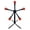 Orange, variant on AIMPULSE Texas Star Shooting Target 8‘’ × 3/8‘’ AR500 Target Well Painted Training and Commercial Shooting Target - Pink
