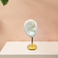 thumbnail image 4 of justharion Earring Display Stand Ear Model Stud Holder with Base for Birthday Showcase White Right, 4 of 9