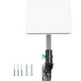 thumbnail image 2 of Satellite Pole Mount, Stainless Steel Strong Load Bearing Short Wall Mount with Accurate Adapter for Rectangular Antenna Equipment, 2 of 7