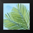 thumbnail image 2 of Jensen, Mia 15x15 Black Modern Framed Museum Art Print Titled - Palm on Blue I, 2 of 5