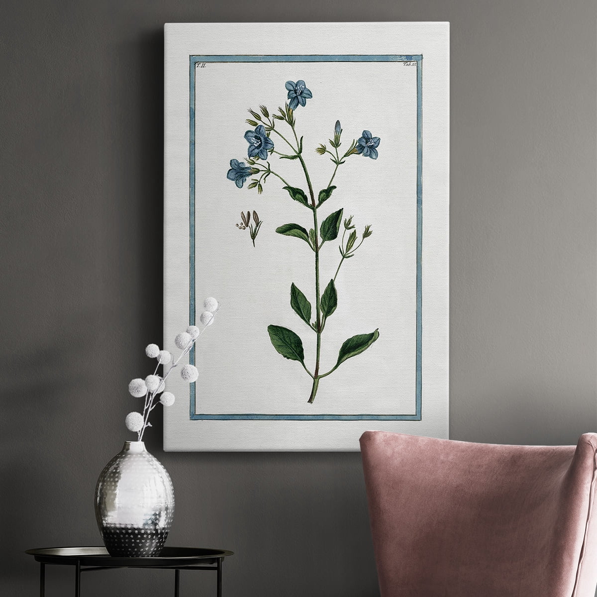 Shabby Chic Botanical II Premium Gallery Wrapped Canvas - Ready to Hang
