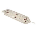 thumbnail image 2 of Table Runner Household Living Room Embroidering Crafts Coffee Desk Desktop Adornment Placemat Decorations Tablecloth Decorations red 40x150cm, 2 of 7