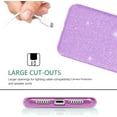 thumbnail image 5 of Compatible with Samsung Galaxy A54 5G Case with Screen Protector for Women Girls Glitter Shockproof Samsung A54 5G Phone Case Cute Slim 3 in 1 Protective Cases (Purple), 5 of 13