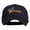 Navy, variant on USA State Tennessee Flowers Iris Embroidered Organic Cotton Cap - Black OSFM