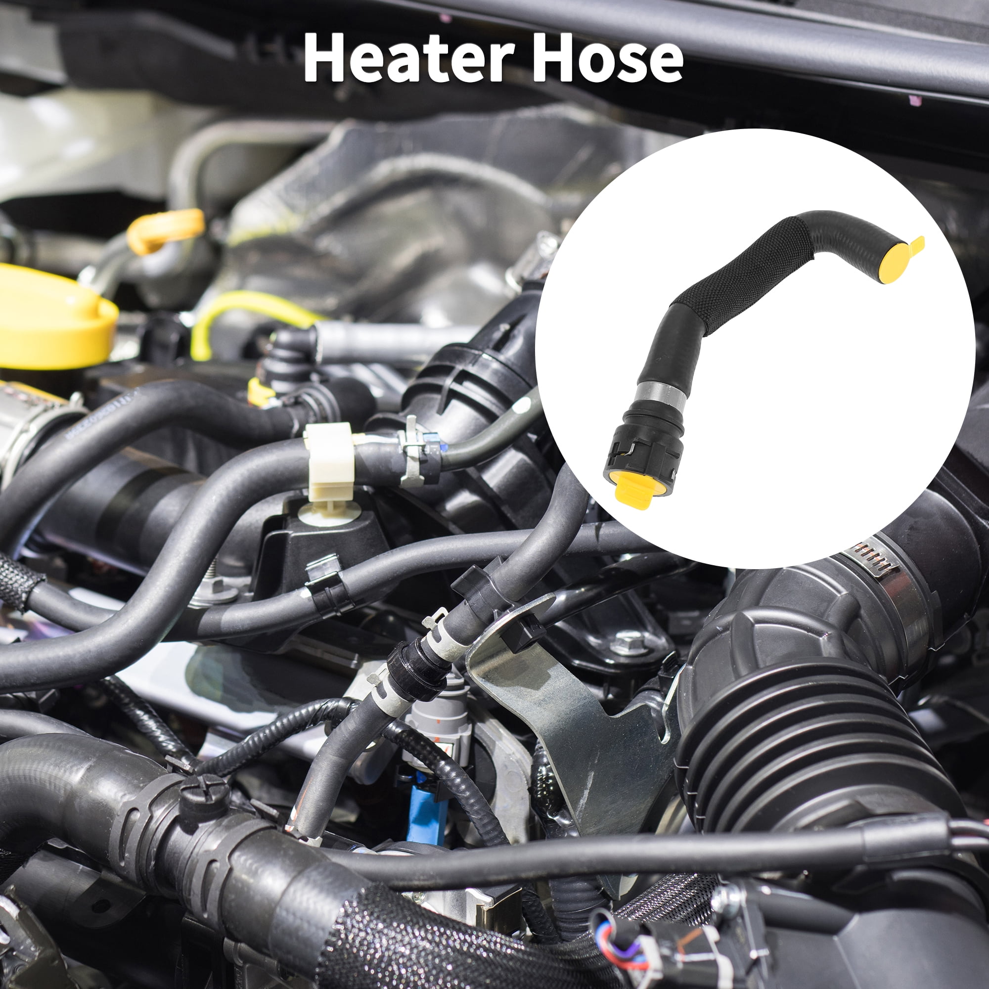 Unique Bargains Heater Hose for Audi A4 B8 2.0L 2010-2016 Engine Coolant Tank Hose
