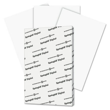Springhill Digital Vellum Bristol White Cover, 67 lb, 11 x 17, White, 250 Sheets/Pack -SGH016004