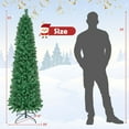 thumbnail image 4 of Costway 6 FT Pre-Lit Artificial Xmas Tree with Colorful Fiber Optics & 517 PVC Branch Tips, 4 of 10
