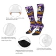 thumbnail image 6 of Lsque Scooby-Doo Printed Crew Socks Men's Women's LightWeight Thin Casual Calf Socks ,Knee High Socks,Cotton Socks, 6 of 9