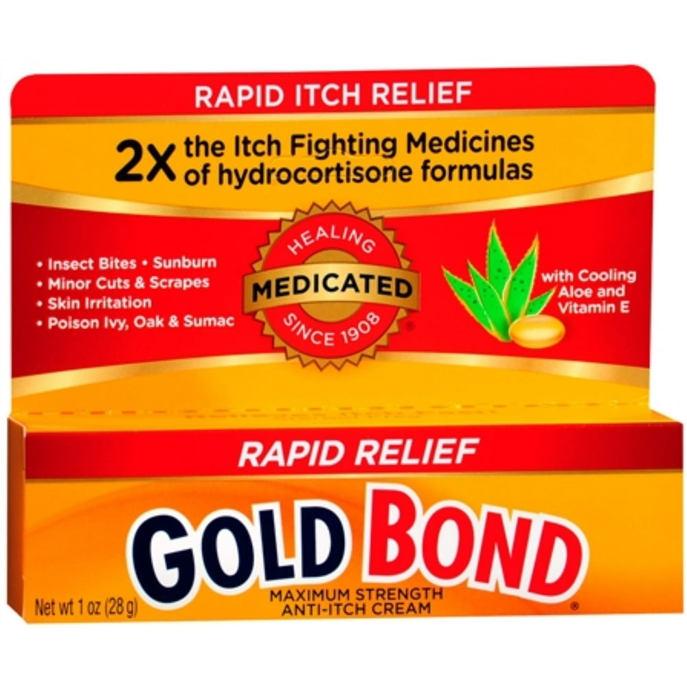 Gold Bond Maximum Relief AntiItch Cream 1 oz (Pack of 3)