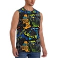thumbnail image 2 of Daiia Off-Road Vehicle Printed Men's Tank Tops,Casual Soft Sleeveless Gym Muscle Shirts Bodybuilding Tee-X-Large, 2 of 8