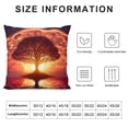 thumbnail image 5 of Nature Throw Pillow Covers Landscape Scenery Sea Mountain Trees Decorative Cushion Covers for Sofa Couch Bed, 5 of 5