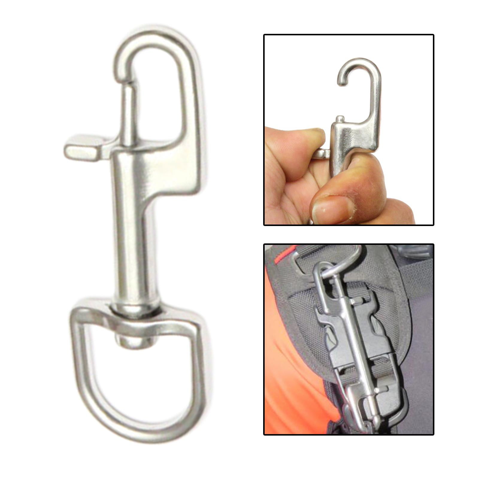 304 Stainless Steel Double Ended Bolt Snap 100mm/3.94inch Trigger Clips Snap Hook