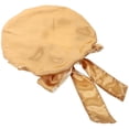thumbnail image 1 of ADDHAT Gorro De De Satén Dorado Con Ajustable Para Largos Y Rizados, 1 of 6