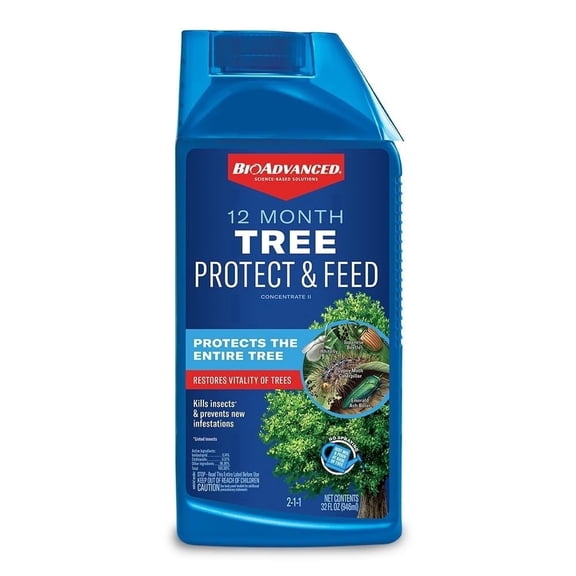 BioAdvanced Tree Protect & Feed Concentrate II - 12 Month Protection - 32 Ounces