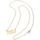 thumbnail image 1 of KAKOWELY Cadena de clavícula sencilla y moderna, collar digital creativo, collar novedoso, cadena para el cuello, 1 of 5
