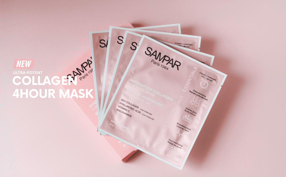 Sampar Paris Hydrafuse Collagen 4 Hours Mask 4x1.23oz/35g