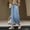 Light Blue, variant on OWUUcdse Women's Jogger Pants, Casual Drawstring Outdoor Elastic Waist Cargo Pants White Size XL