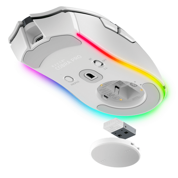マウス・トラックボール Razer Cobra Pro White Edition Razer Cobra Pro Optical Wireless Bluetooth Gaming Mouse, White