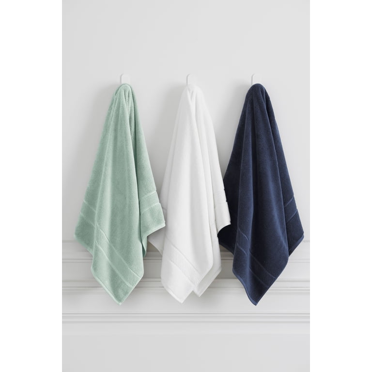 LOFT BY LOFTEX New Wave Soft and Absorbent Bath 6 Piece Set, White