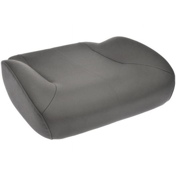 Seat Cushion Foam - Charcoal Vinyl - Compatible with 2002 - 2016 International 4300 (with Seats Built by National Seating) 2003 2004 2005 2006 2007 2008 2009 2010 2011 2012 2013 2014 2015