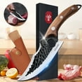 thumbnail image 2 of Handmade Stainless Steel Boning Knife Kitchen Meat Cleaver Outdoor Butcher Knife, 2 of 6