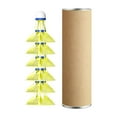 thumbnail image 2 of Volantes de bádminton resistentes al viento y al desgaste, accesorio para gimnasio. Amarillo 6 piezas, 2 of 8